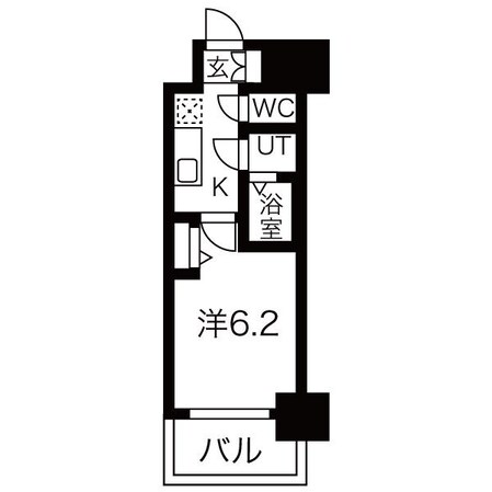 今池駅 徒歩5分 8階の物件間取画像